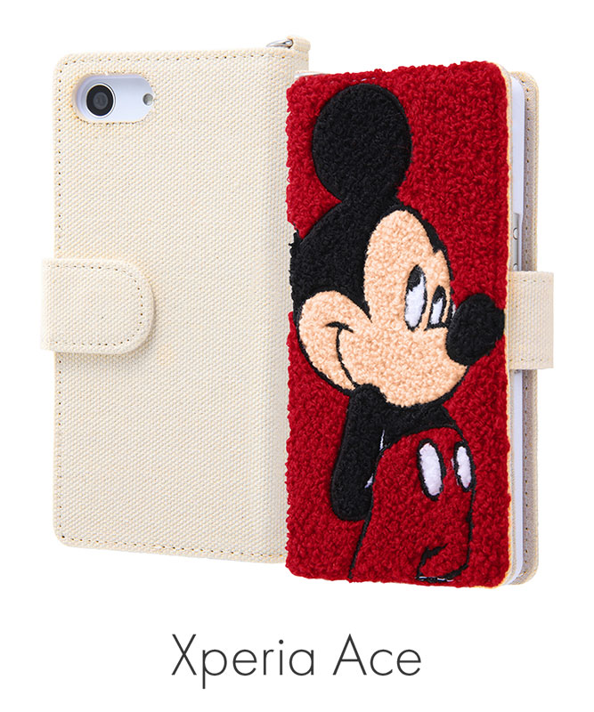 Xperia Ace ディズニーキャラクター 手帳型ケース サガラ刺繍 ミニー Is Rdxpasgr1 Mn 手帳型ケース Xperiaカバーストア ソニー公認 スマホケース 通販