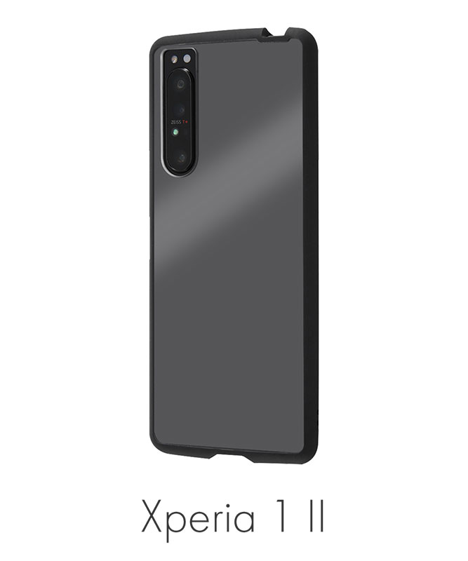 Sony Xperia 1 II ホワイト ケース付き Xperia 1 V 耐衝撃ハイブリッドケース KAKU ホワイト INQ