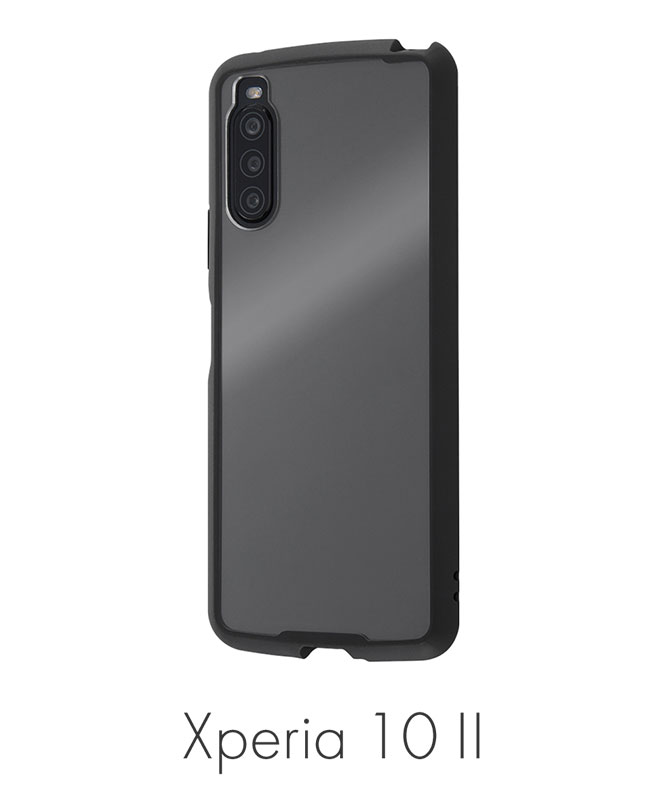 Xperia 10 II 耐衝撃ハイブリッドケース Puffull ホワイト RT