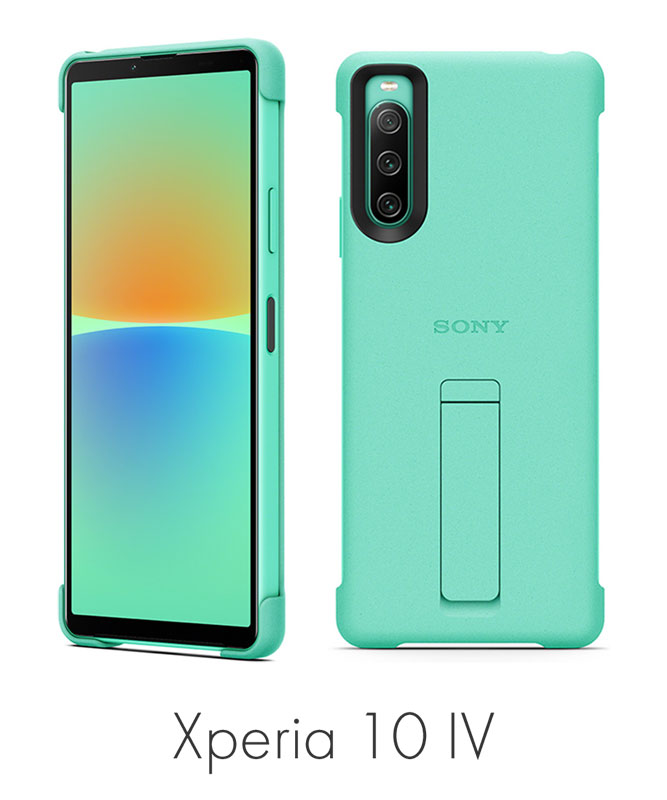 Xperia 10 IV Style Cover with Stand ラベンダー XQZ-CBCC/VJPCX
