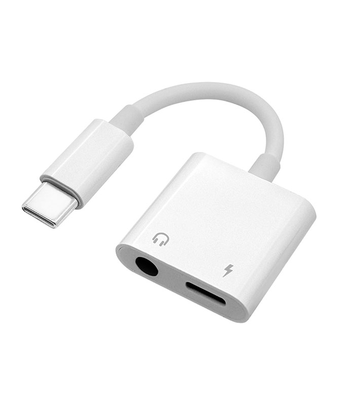 セール 30%OFF】Type-C 3.5mmステレオミニプラグ 分割アダプタ 60W PD