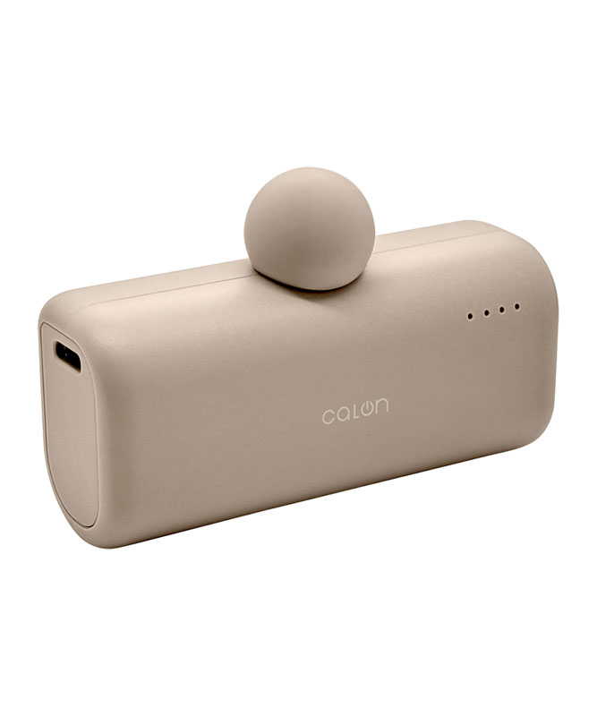 モバイルバッテリー 5000mAh calon タイプC 直付け USB Type-C 20W PD