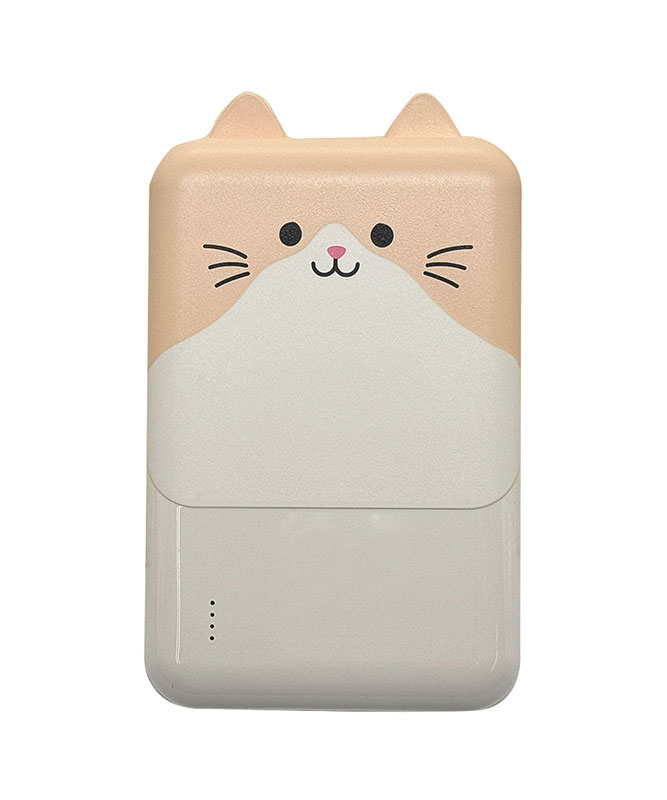 モバにゃー 可愛い猫デザイン 5000mAh モバイルバッテリー モバにゃー モバイルバッテリー モバニャー iPhone iPad スマホ